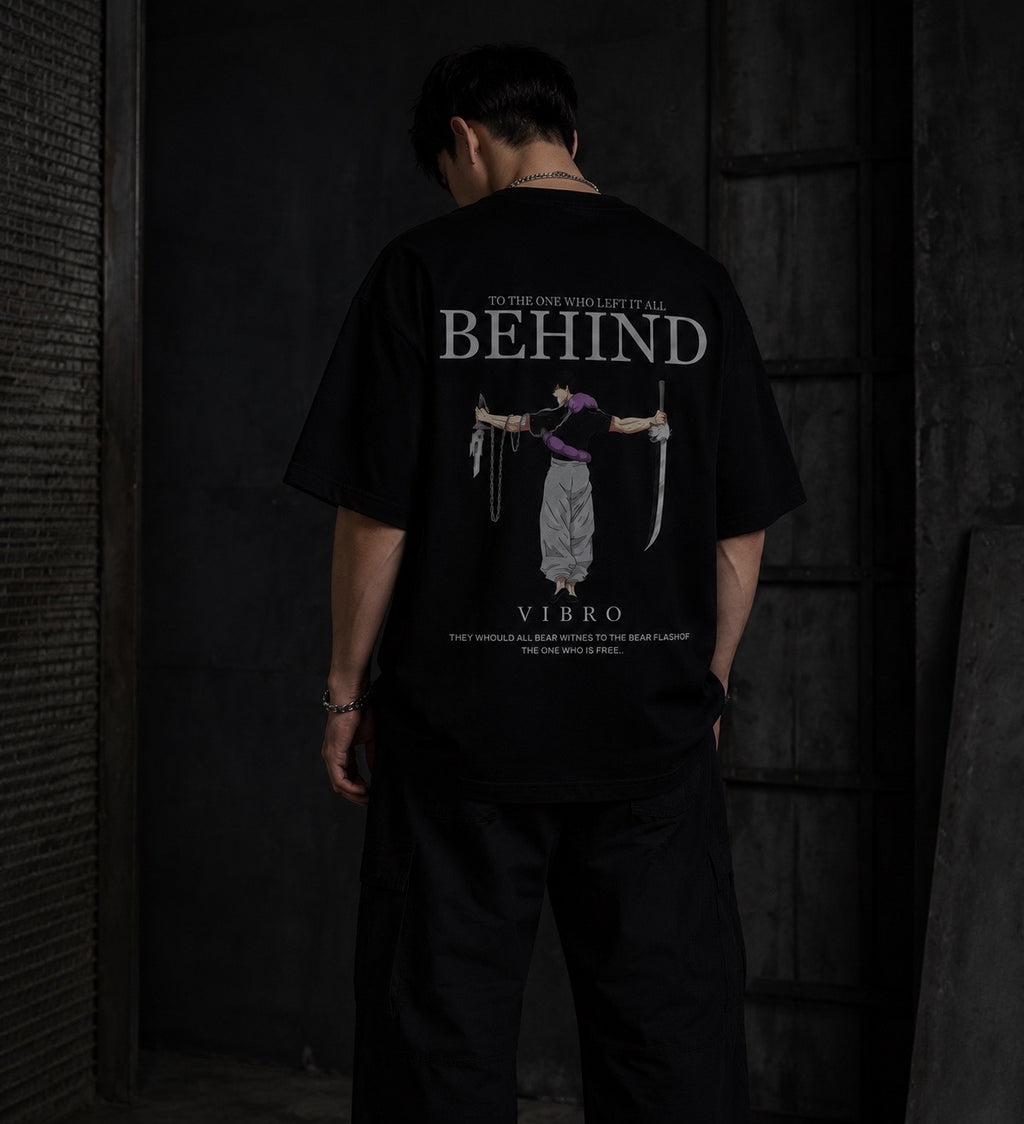 Behind — Toji Inspired Oversized Graphic T-Shirt